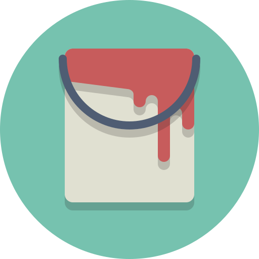 Paint, paint can icon